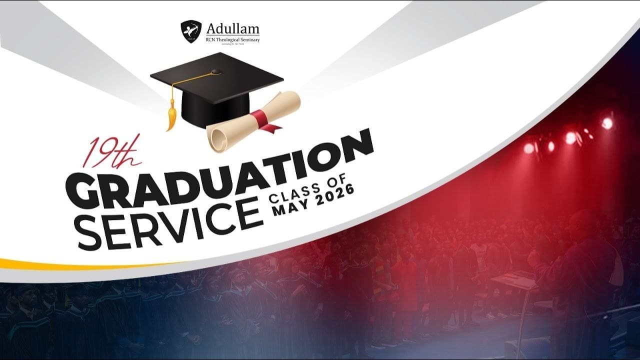 Rcnts — Adullam Graduation Service — Iec 2026 — Day 5 — Rev Daniel Ogidi — 29th May, 2026