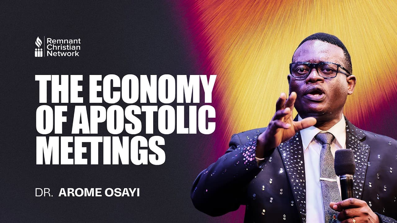 The Economy Of Apostolic Meetings