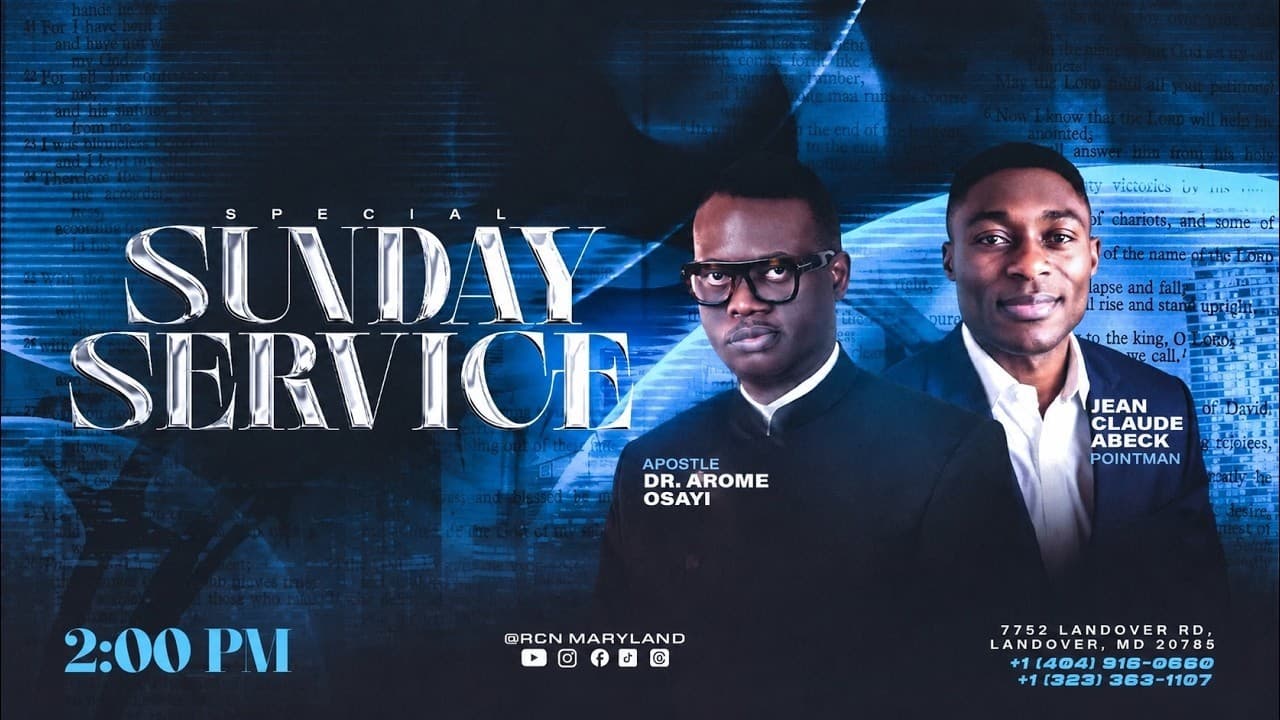 Special Sunday Service — RCN Md (dmv)