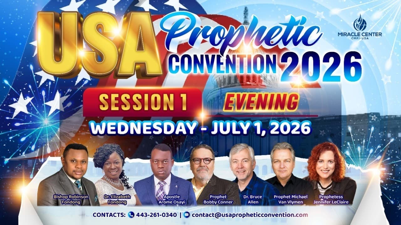 Usa Prophetic Convention 2026 — Session 1 — Maryland