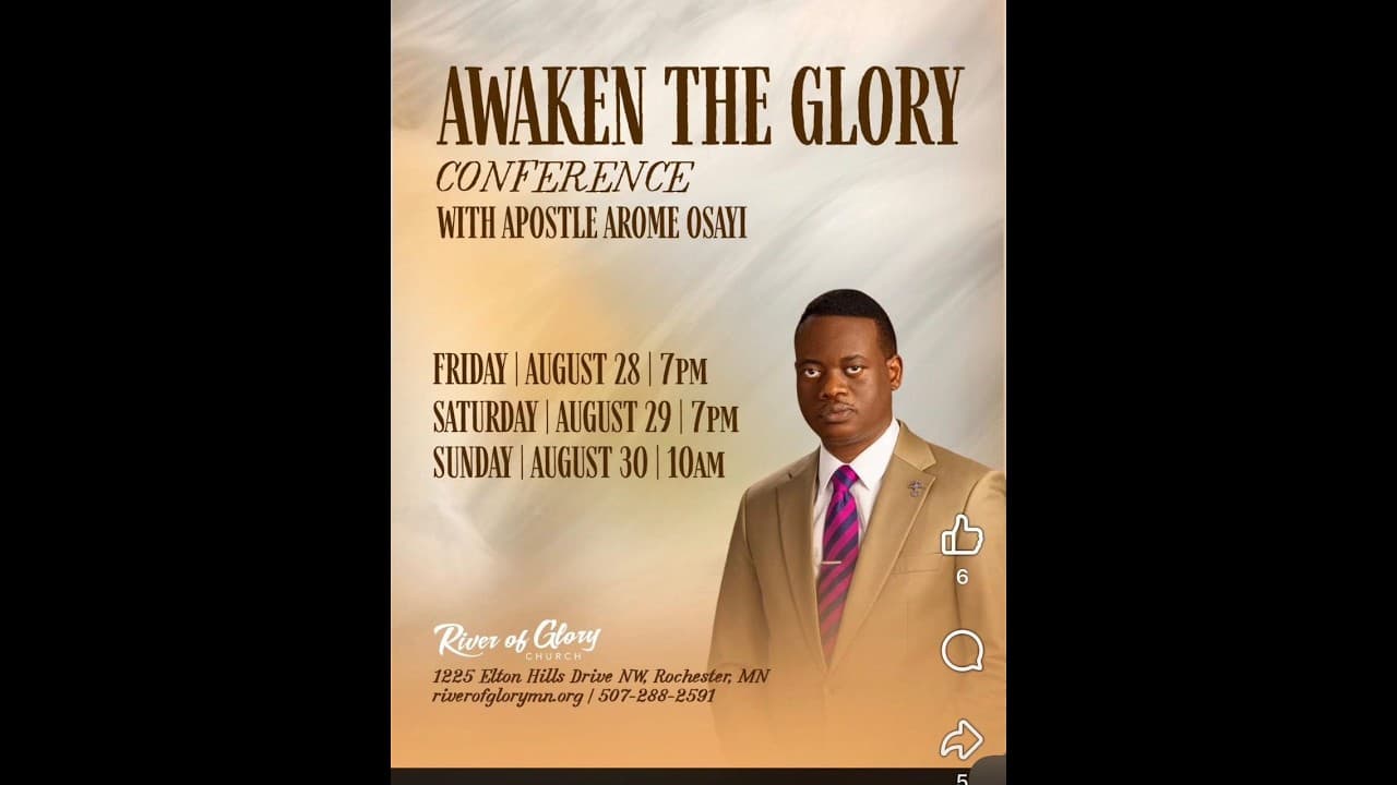 Awaken The Glory Conference — River Of Glory Church — Friday, Aug. 28th, 2026