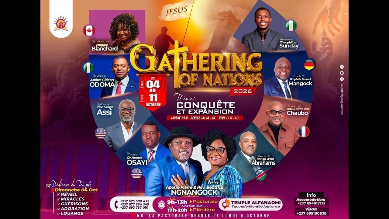 Gathering Of Nations 2026 — Conquête Et Expansion — Apostle Arome Osayi Live — Day 1