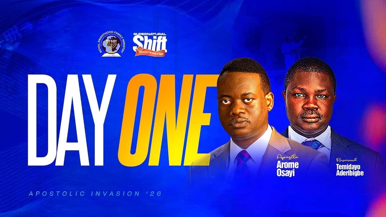 Apostolic Invasion ’26 — Day One — Apostle Arome Osayi Live — Rpfglobal